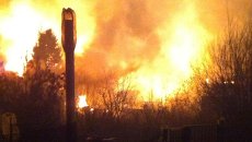 Пожар на газопроводе. Архивное фото Пожар на газопроводе. Архивное фото