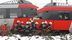 Столкновение электричек в Вене Столкновение электричек в Вене