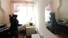 Последствия метеоритного дождя в Челябинске, архивное фото Последствия метеоритного дождя в Челябинске, архивное фото