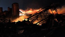 Последствия взрыва на заводе удобрений в Техасе Последствия взрыва на заводе удобрений в Техасе