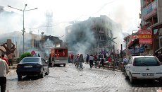 Последствия взрывов в Рейханлы, Турция Последствия взрывов в Рейханлы, Турция