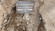 Поврежденный кабель на острове Русский во Владивостоке Поврежденный кабель на острове Русский во Владивостоке