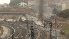В Испании поезд сошел с рельсов. Архивное фото В Испании поезд сошел с рельсов. Архивное фото