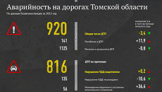 Аварийность на дорогах в Томской области (по данным Госавтоинспекции на 2013 год) Аварийность на дорогах в Томской области (по данным Госавтоинспекции на 2013 год)