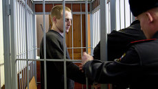 Обвиняемый в убийстве псковского священника Сергей Пчелинцев в зале суда Обвиняемый в убийстве псковского священника Сергей Пчелинцев в зале суда