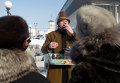 Проводы зимы в Томске: сибирские силачи, блины и чучело-гигант Проводы зимы в Томске: сибирские силачи, блины и чучело-гигант