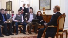 Владимир Путин встретился с журналистами в резиденции Ново-Огарево Владимир Путин встретился с журналистами в резиденции Ново-Огарево